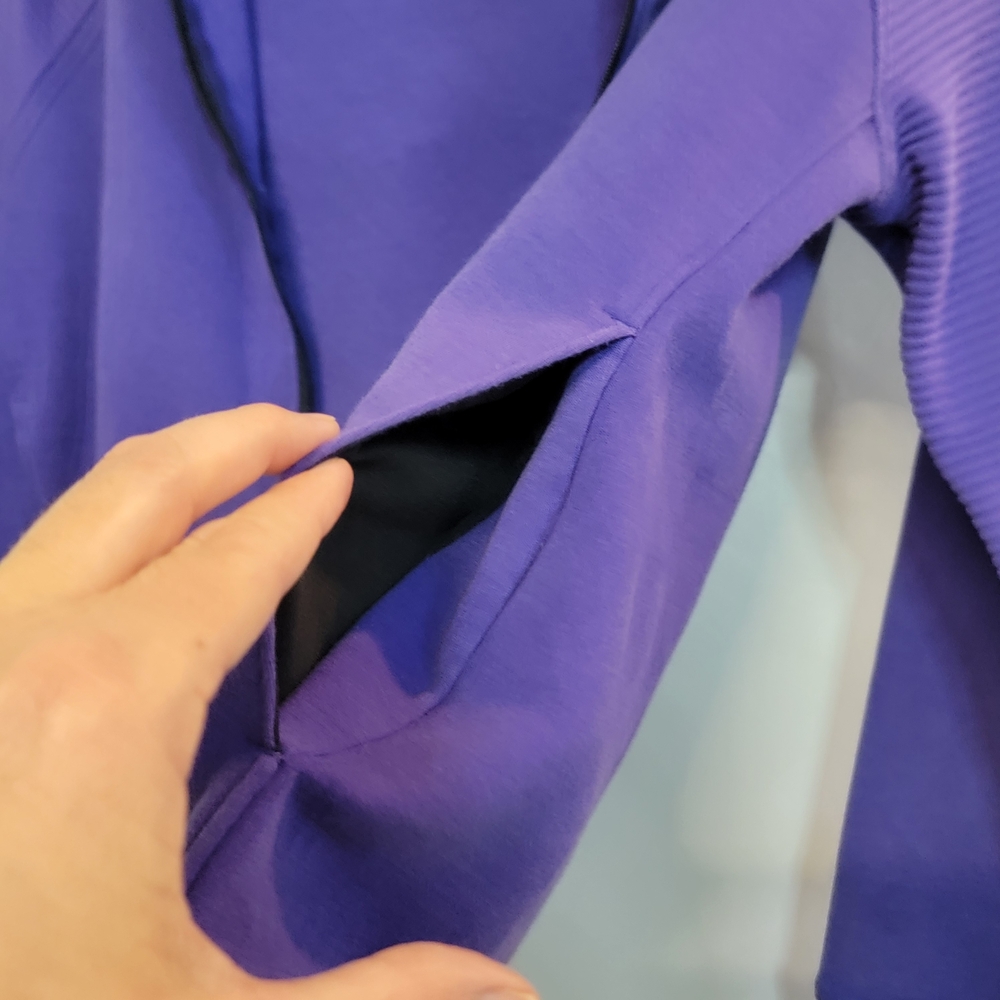 Under Armour Girls Youth MediumPurple Full Zip Hoodie - Picture 10 of 10